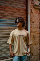 Noir Bloom beige t-shirt